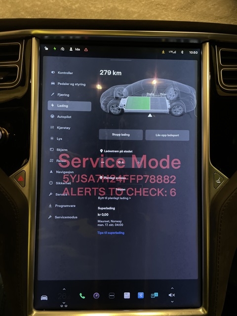 Tesla Model S 2013-2016 (Fase 1) , Motorkode: L2S, Girkassekode: 