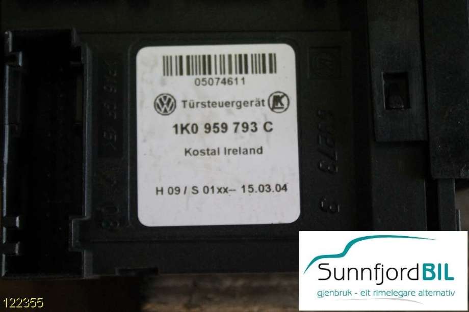 Ruteheis venstre foran til VW Touran 2003-2006 (Type I, Fase 1)