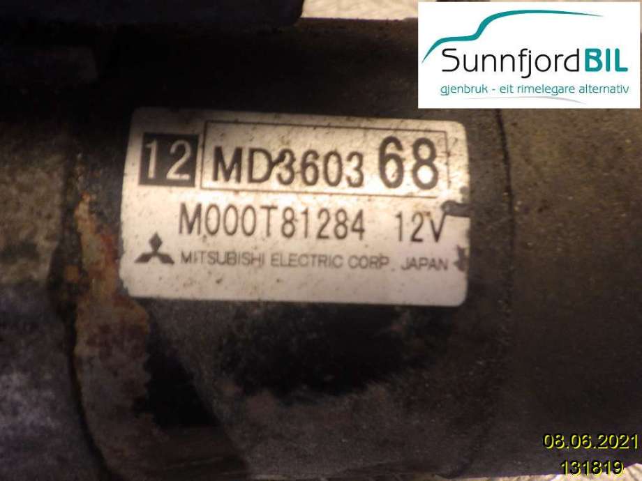 Starter til Mitsubishi Pajero 2000-2006 (Type III)  (MITSUBISHI PAJERO PININ|MD360368|MD360308|)
