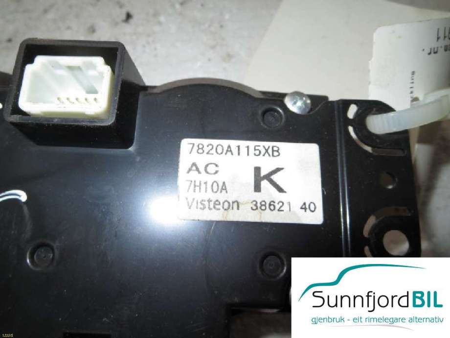 Varmeapparat betjening til Mitsubishi Outlander 2007-2010 (Type II, Fase 1) (MITSUBISHI OUTLANDER|)