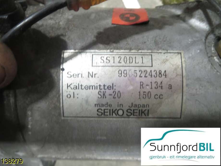 Aircondition kompressor til BMW 3-Serie 1998-2005 (E46) (E46) (BMW 320 D|64 52 8 386 650|9905224384|)