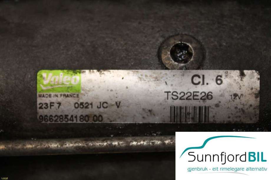 Starter diesel til Peugeot 207 2006-2012  (5802 AE|TS22E26|)