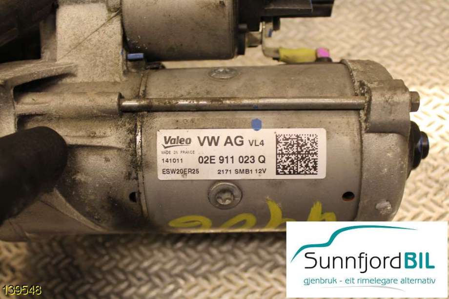 Starter diesel til VW Passat 2011-2015 (B7) (B7) (VOLKSWAGEN PASSAT|O2E911023Q|)