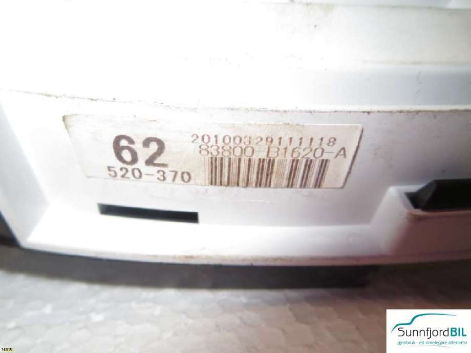 Instrumentpanel til Subaru Justy 2008-2010 (Type IV)  (SUBARU||83800B1620A)