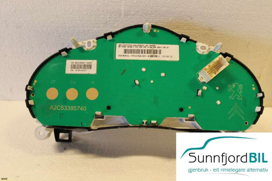 Instrumentpanel til Citroën C3 2010-2016 (Type II) (CITROEN C3||CMBA515C2)