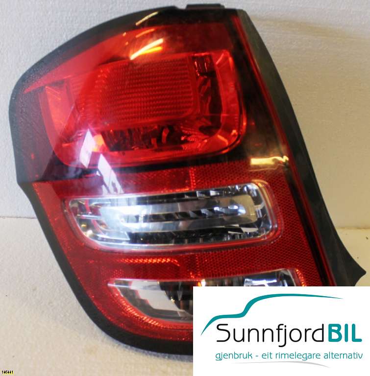 Baklykt venstre til Citroën C3, 2010-2016 (Type II) (CITROEN C3|)