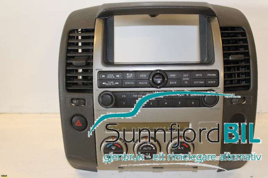 Varmeapparat betjening til Nissan Navara, 2005-2010 (Fase 1) (D40) (D40) (NISSAN|)