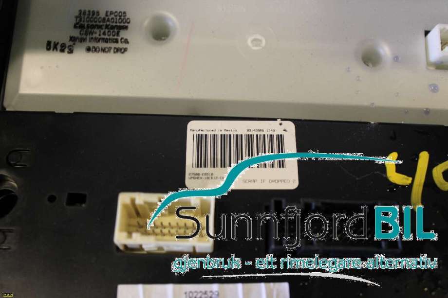 Varmeapparat betjening til Nissan Navara 2005-2010 (Fase 1) (D40) (D40) (NISSAN|)