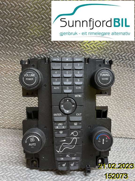 Varmeapparat betjening til Volvo V50 2004-2007 (Fase 1)  (VOLVO|30782568||30739249)