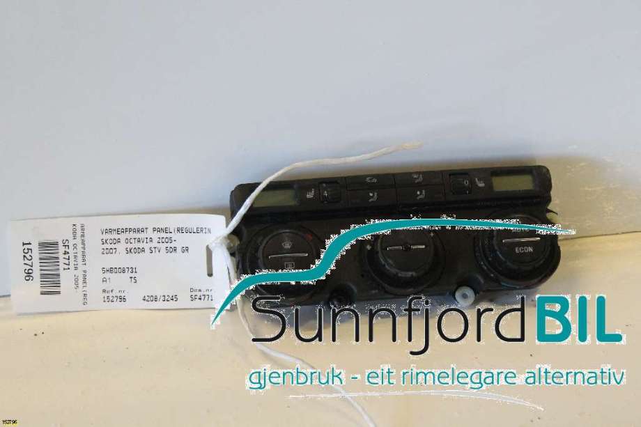 Varmeapparat betjening til Škoda Octavia, 2005-2008 (Type II, Fase 1) (SKODA|)