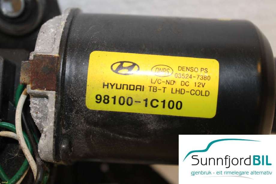 Viskermotor frontrute til Hyundai Getz 2002-2009  (HYUNDAI|98100-1C100|)