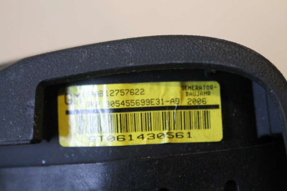 Airbag rattpute til Saab 9-5 2006-2010 (Type I, Fase 3)  (SAAB|GT061430561|)