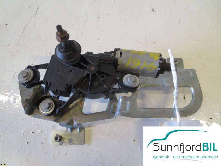Viskermotor bakrute til VW Transporter / Caravelle, 2003-2009 (Fase 1) (T5) (T5) (VOLKSWAGEN TRANSPORTER TDI|)