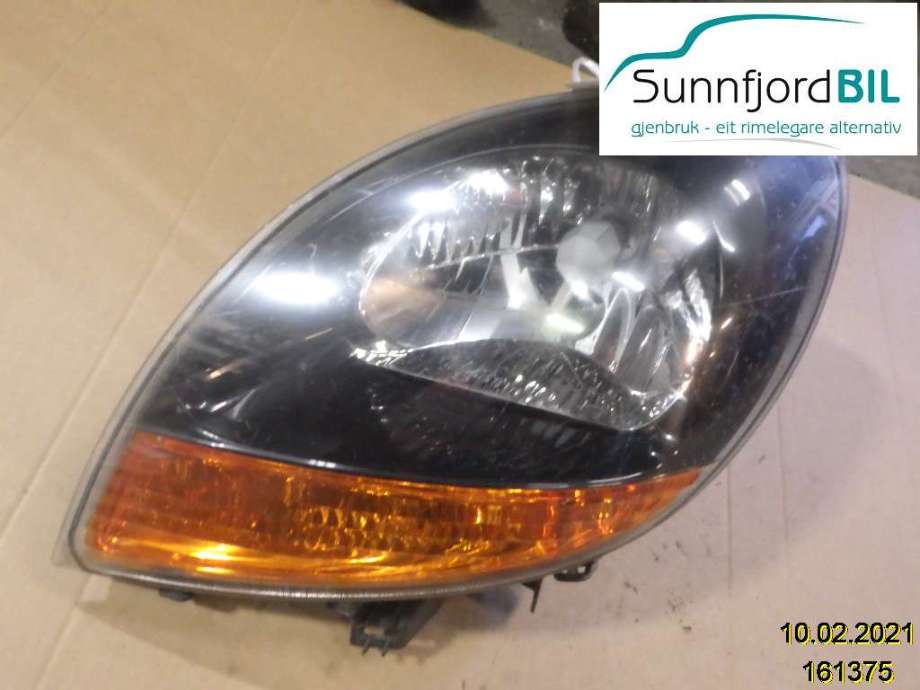 Frontlykt venstre halogen til Renault Kangoo 2003-2007 (Type I, Fase 2) (RENAULT KANGOO|260605162R|)