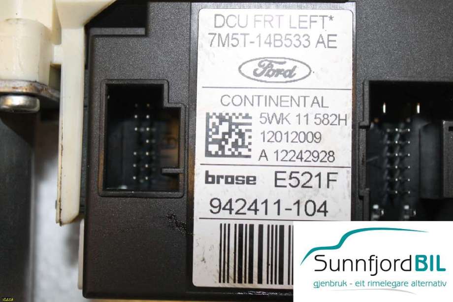 Ruteheis venstre til Ford Focus 2008-2010 (Type II, Fase 2) (FORD||7M5T14B5333AE)