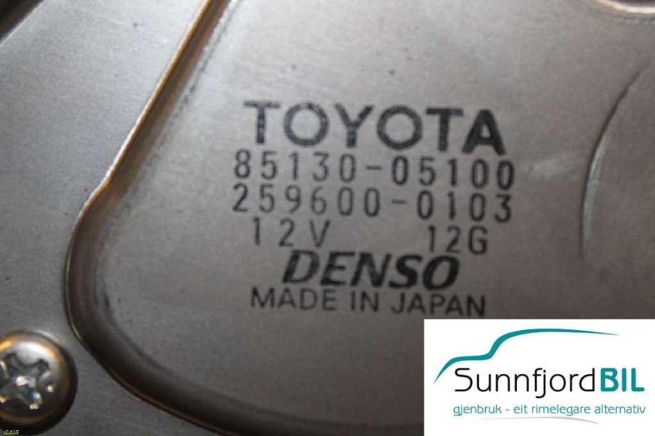Viskermotor bakrute til Toyota Avensis 2003-2008 (Type II)  (TOYOTA|)