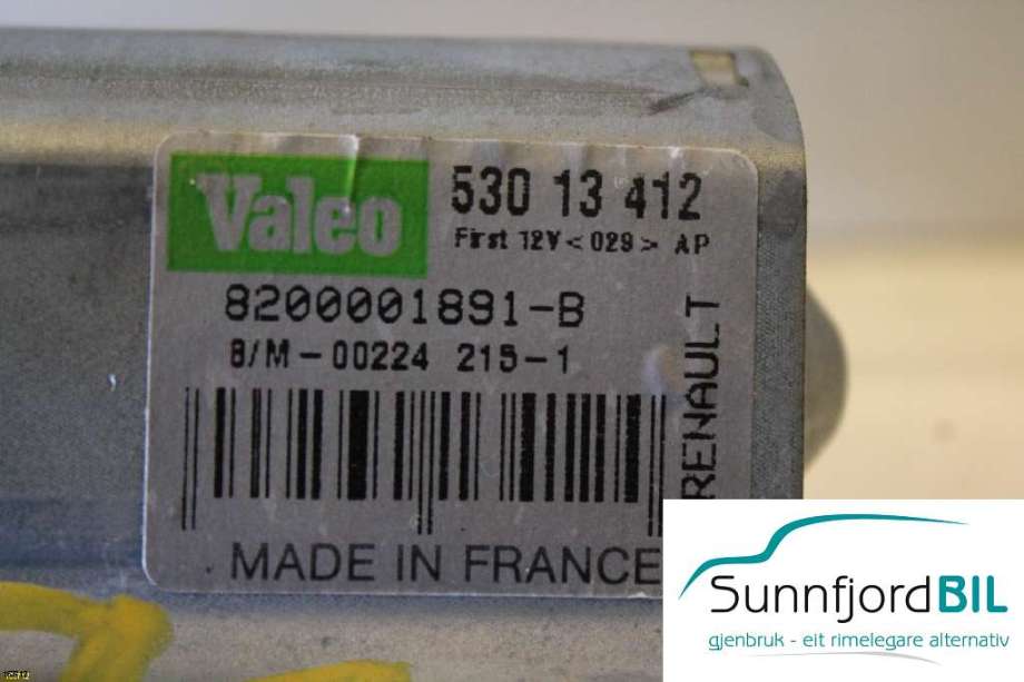 Viskermotor bakrute til Renault Laguna 2001-2005 (Type II, Fase 1) (|53012412)