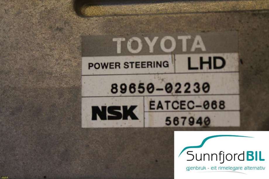 Styreenhet servo til Toyota Corolla 2002-2007 (TOYOTA|567940|8965002230|)