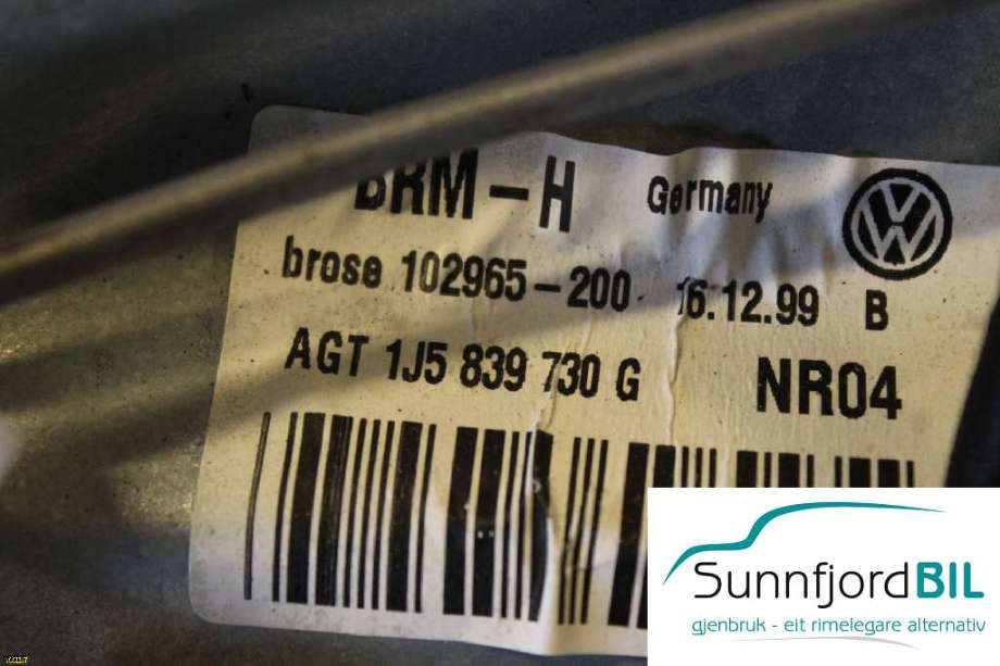 Ruteheis til VW Bora 1999-2005  (VOLKSWAGEN||1J5839730G)