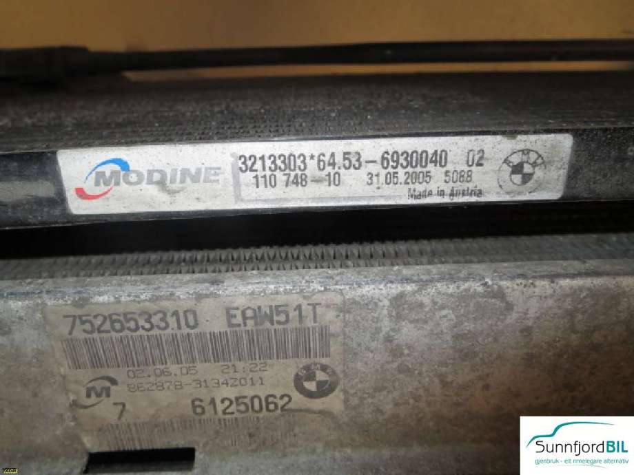 Aircondition radiator til BMW 3-Serie 2005-2011 (E90/E91/E92/E93) (E90/E91/E92/E93) (BMW|693004002|32133036453|)