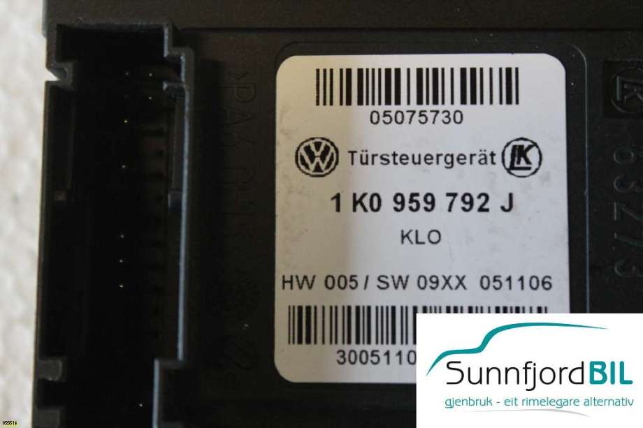 Ruteheis høyre til Škoda Octavia 2005-2008 (Type II, Fase 1) (SKODA||1K0959792J)