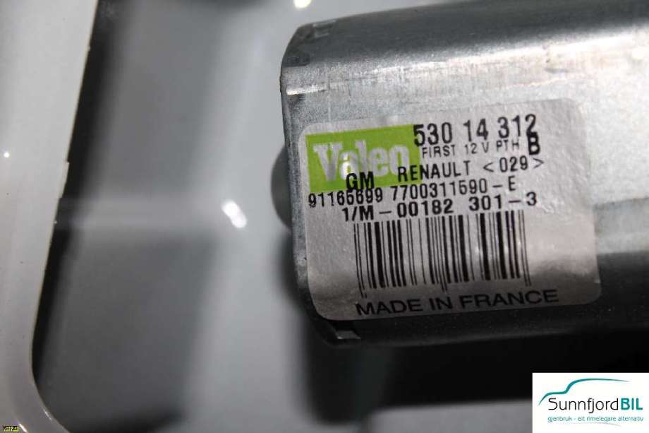 Viskermotor bakrute til Opel Vivaro A 2006-2014