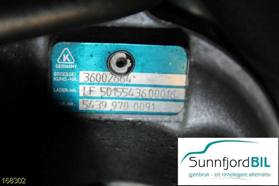 Turbo til Volvo XC70 2008-2013 (Type II, Fase 1)  (VOLVO|36012552|1000970017|)