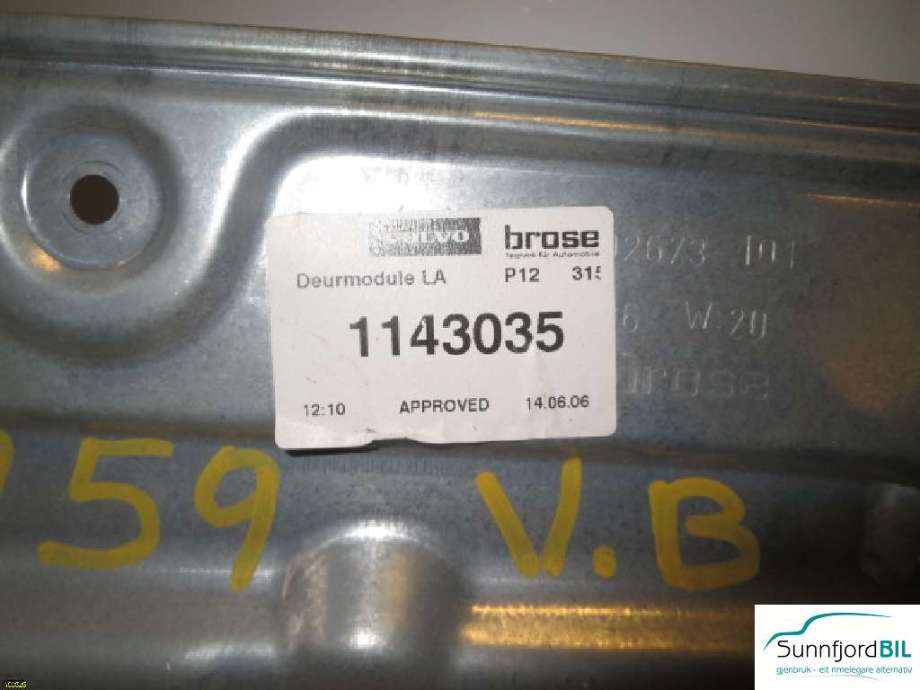 Ruteheis venstre til Volvo V50 2004-2007 (Fase 1)  (VOLVO||1143035)