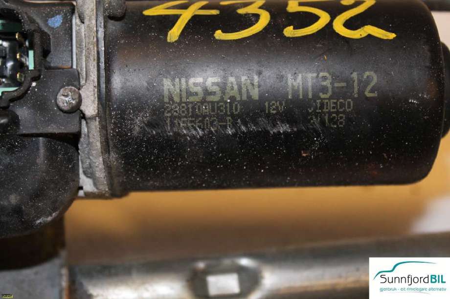 Viskermotor frontrute til Nissan Primera 2002-2007 (P12) (P12) (NISSAN PRIMERA|)