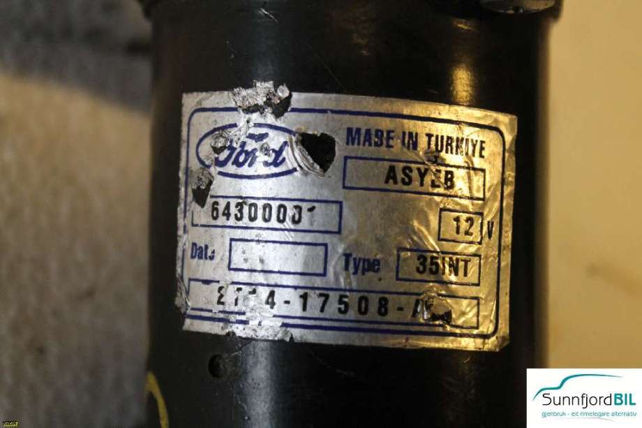 Viskermotor bakrute til Ford Transit Connect 2003-2009 (Type I, Fase 1)  (FORD|)