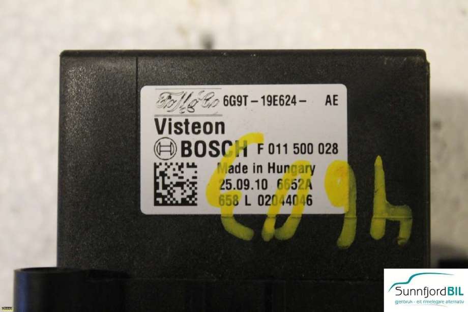 Varmeapparat motstand til Ford Fiesta 2008-2012 (Type VI, Fase 1)  (FORD||6G9T19E624)