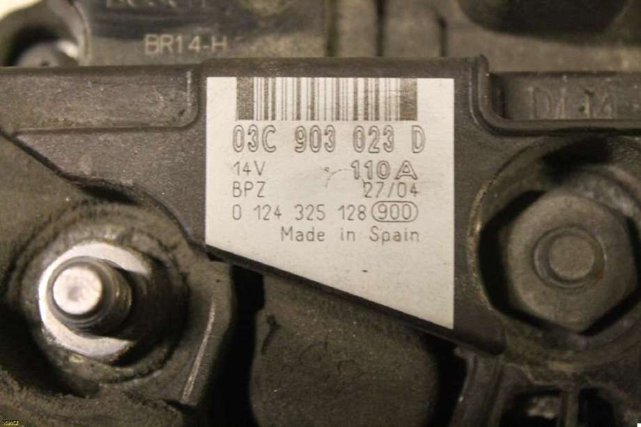 Dynamo til VW Golf V, Combi 2003-2008  (VOLKSWAGEN|03C 903 023 B||03C 903 023 D)