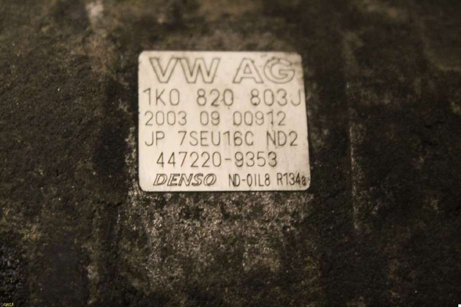 Aircondition kompressor til VW Golf V, Combi 2003-2008 (VOLKSWAGEN|1K0820859S|)