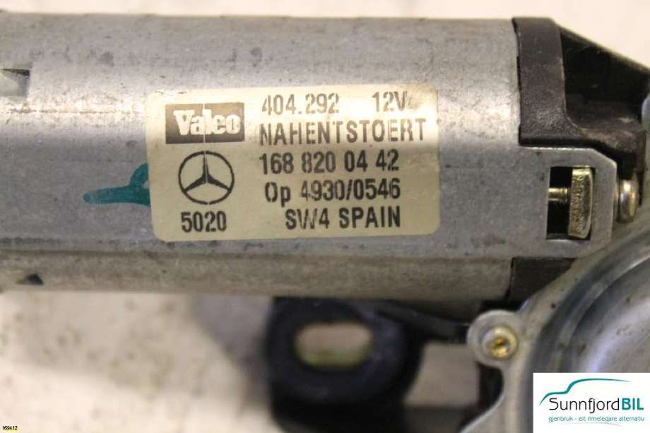 Viskermotor bakrute til Mercedes A-Klasse 1998-2004 (W168) (W168) (MERCEDES-BENZ A 160|)