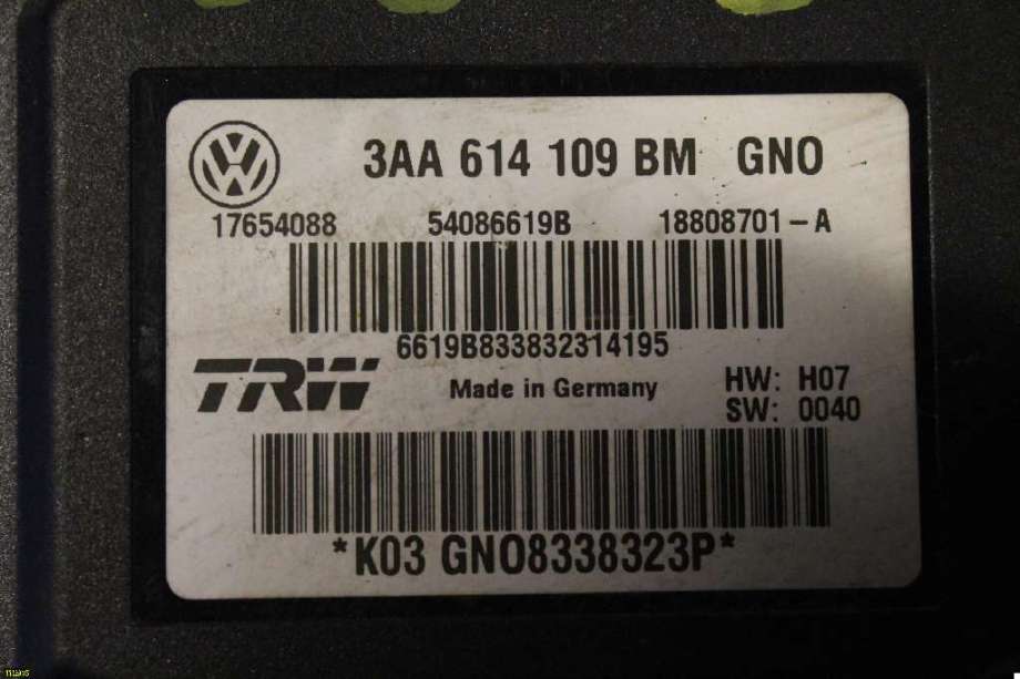 ABS sentral til VW Passat 2011-2015 (B7) (B7) (VOLKSWAGEN||3AA614109BM)
