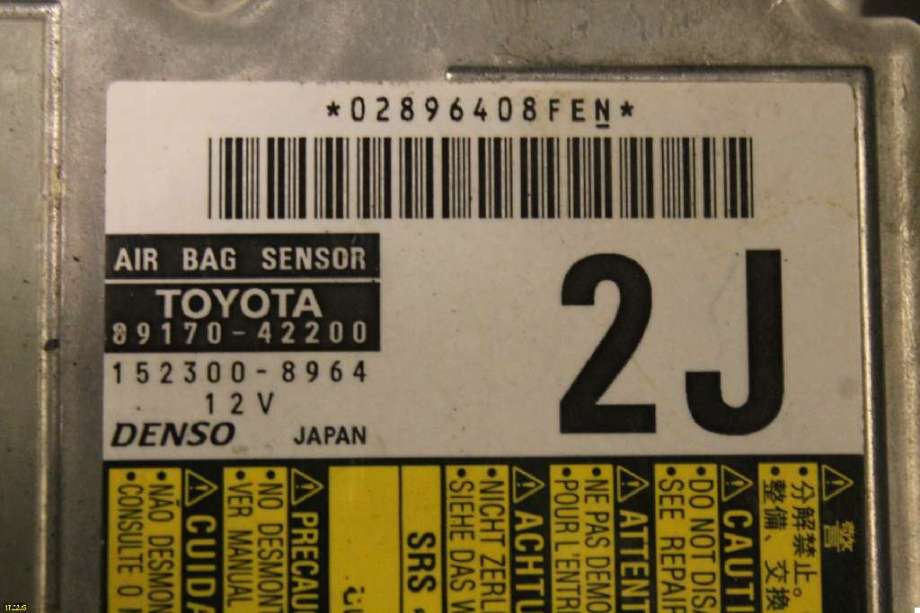 Airbag elektronikk til Toyota RAV4 2006-2009 (Type III, Fase 1)  