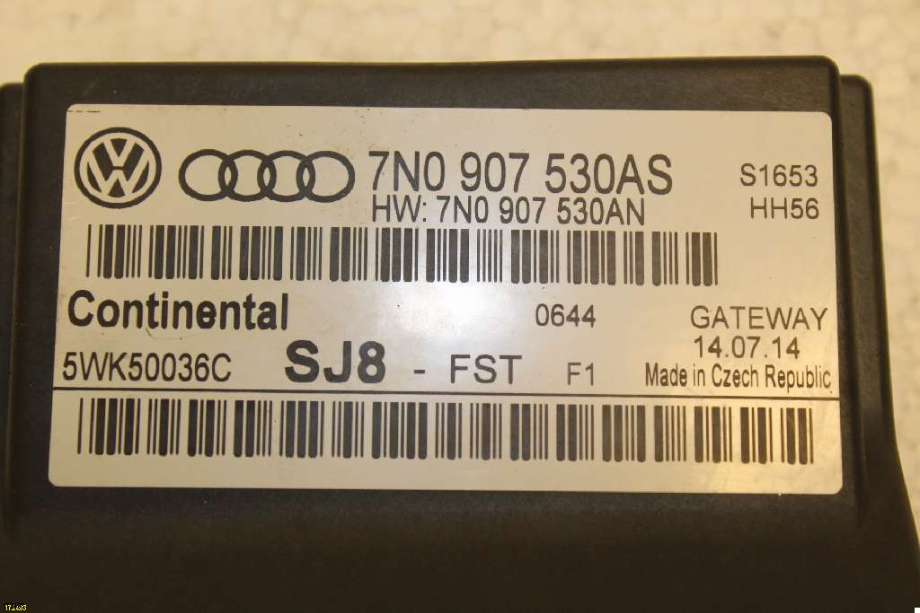 Styreenhet diverse til VW Passat 2011-2015 (B7) (B7) (VOLKSWAGEN||7N0907530AS|5WK50036C)
