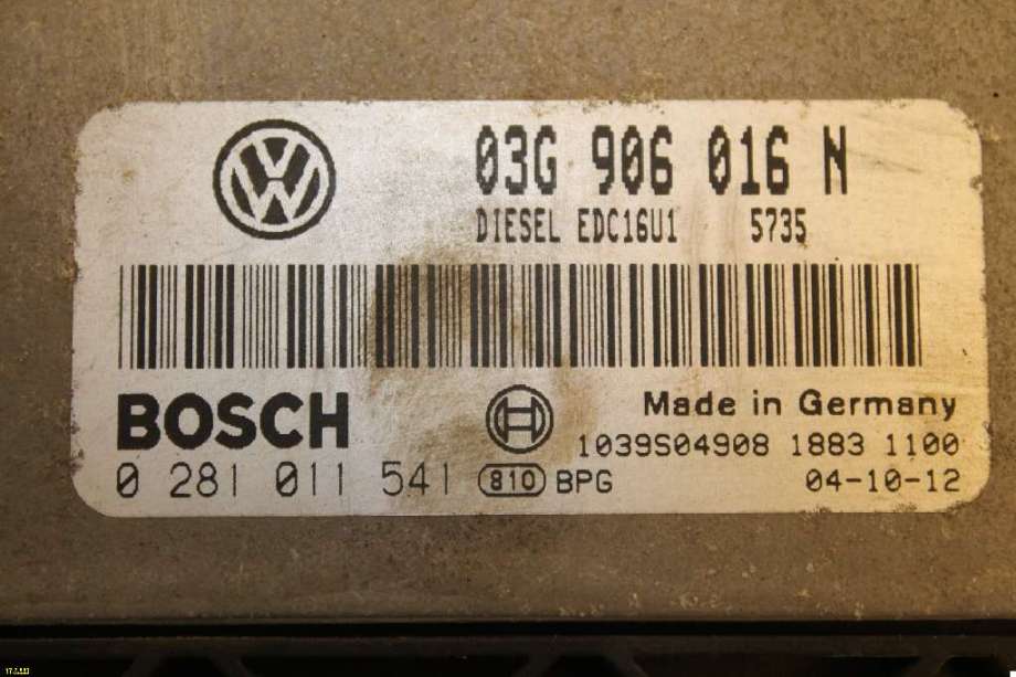 Styreenhet motor til VW Caddy 2004-2010 (Type III, Fase 1) (VOLKSWAGEN||03G906016N)