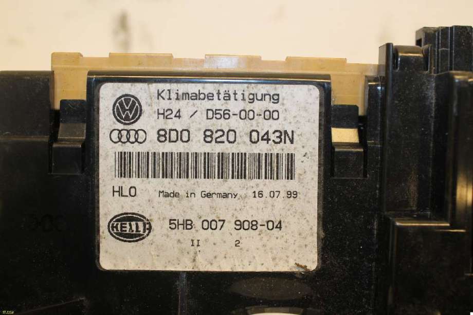 Varmeapparat betjening til Audi A4 1999-2001 (Type I, Fase 2) (B5) (B5) (AUDI|)