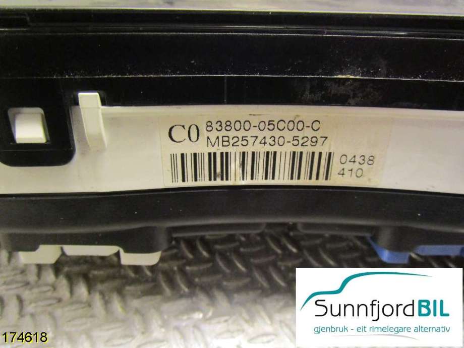 Instrumentpanel til Toyota Avensis 2003-2008 (Type II) (TOYOTA|)