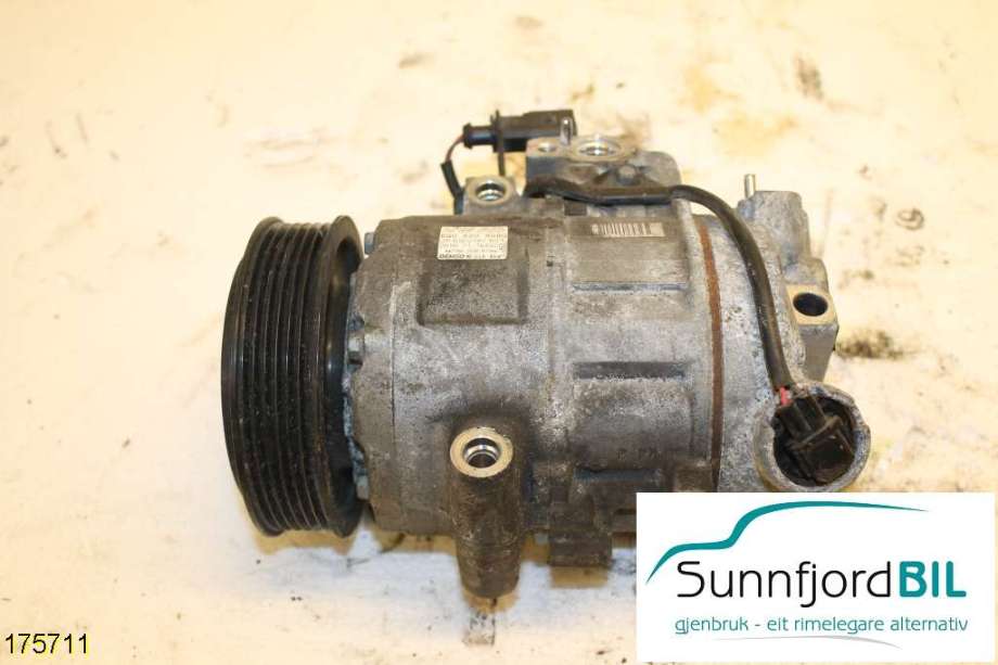 Aircondition kompressor til VW Polo, 2009-2014 (Type V, Fase 1)  (VOLKSWAGEN|6Q0 820 808 G)