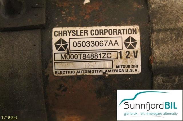 Starter til Chrysler PT Cruiser 2000-2006 (CHRYSLER||05033067AA|M000T84881ZC)
