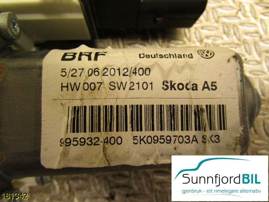 Ruteheis til Škoda Octavia 2009-2013 (Type II, Fase 2) (SKODA|)