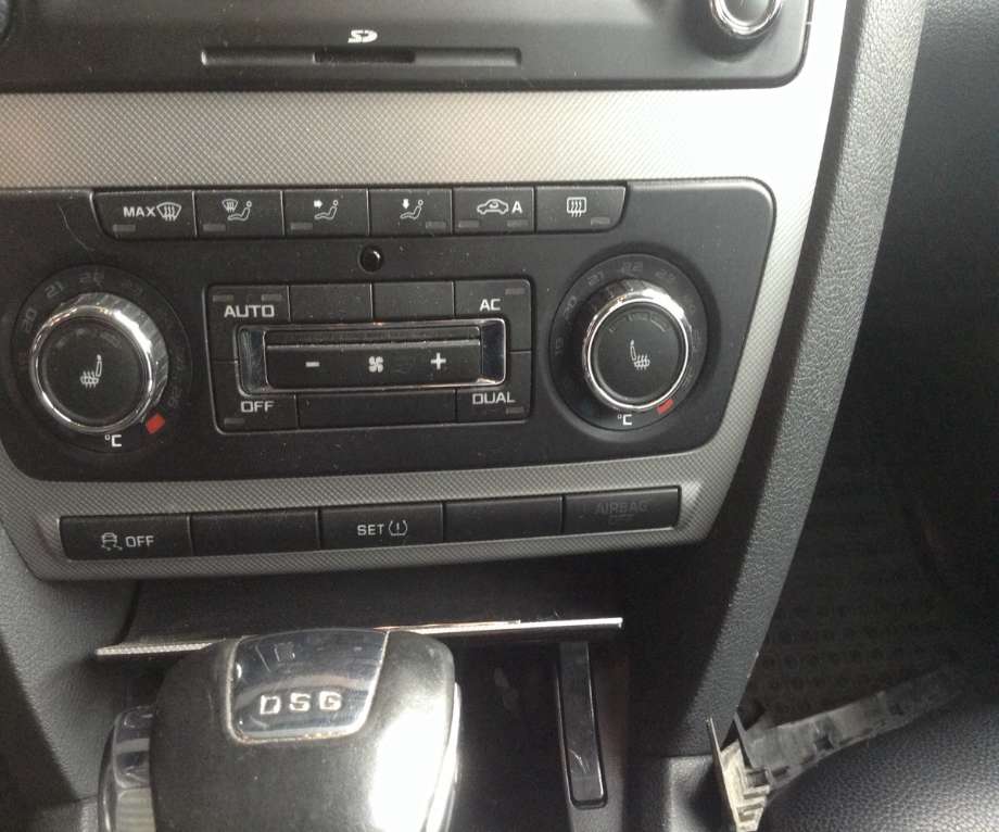Varmeapparat betjening til Škoda Octavia, 2009-2013 (Type II, Fase 2)  (SKODA|)