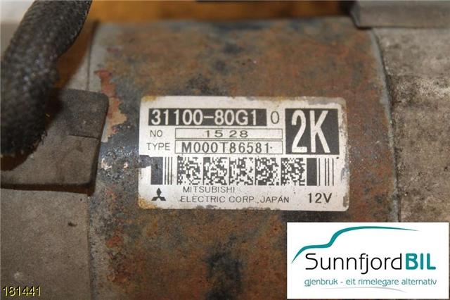 Starter til Suzuki Liana 2001-2004 (Fase 1)  (SUZUKI|31100-80G00|3110080G1|31100-80G10)
