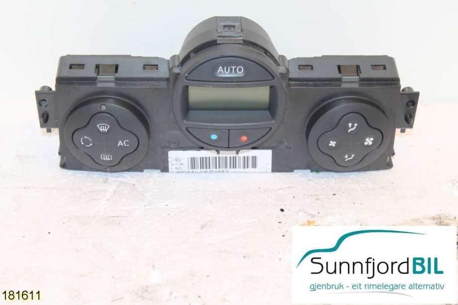 Varmeapparat betjening til Renault Scenic, 2003-2009 (Type II)  (RENAULT|)