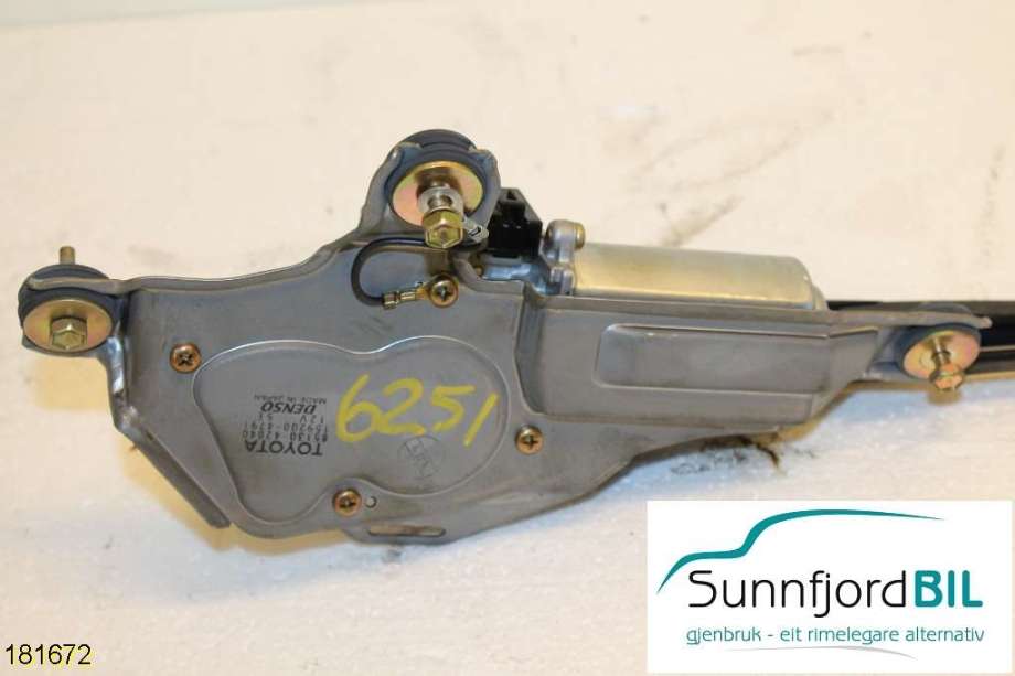 Viskermotor bakrute til Toyota RAV4 2000-2006 (Type II)  (TOYOTA||8513042040|1592004791)
