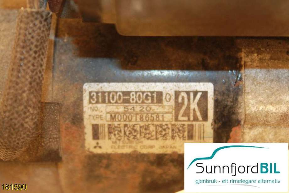 Starter til Subaru Justy 2003-2007 (Type III)  (SUBARU||3110080G1)