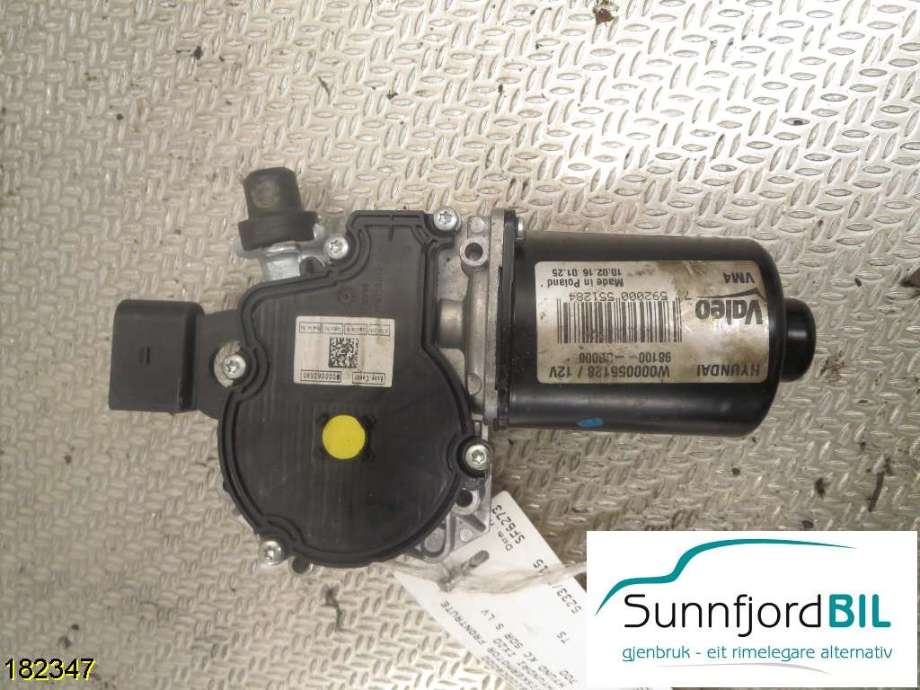 Viskermotor frontrute til Hyundai i20, 2015-2020 (Type II)  (98100C8000)