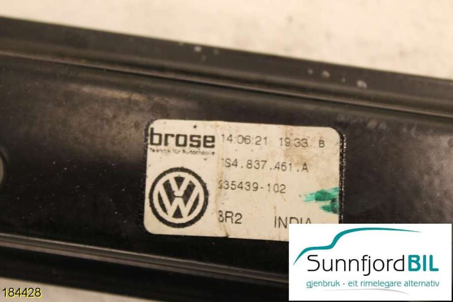 Ruteheis venstre foran til VW Up 2012-2019  (1S4837461A|)